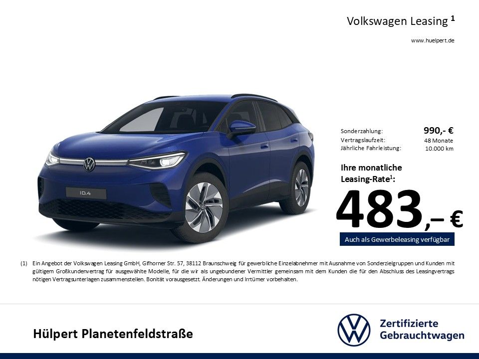 Volkswagen ID.4 Pro 4X4 WÄRMEPUMPE 360°CAM ACC LM19 MATRIX foto 4