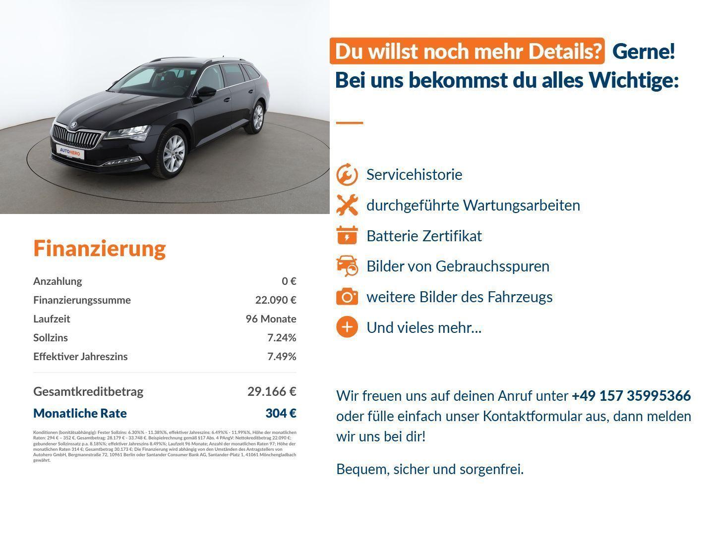 Skoda Superb 2.0 TDI Style Aut.*NAVI*ACC*PDC*SHZ*, миниатюра 14
