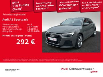 Audi Leasingangebot: Audi A1 Sportback 25 TFSI advanced S tronic LED/ACC
