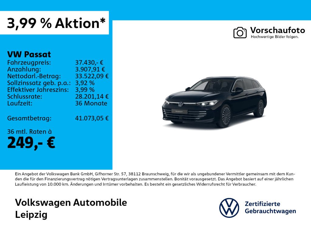VW Passat Elegance 2.0 TDI DSG *DCC*Area View*AHK*