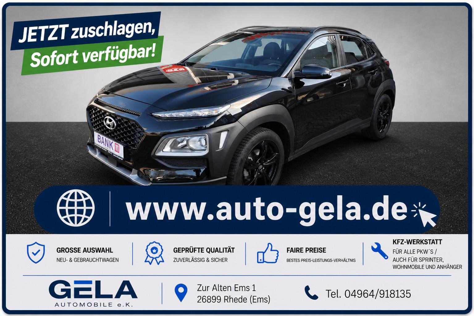 Hyundai Kona 1.0 T-GDI YES! /NAVI/AHK/Klimaautomatik/