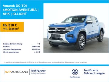 Volkswagen Leasingangebot: Volkswagen Amarok DC TDI 4MOTION AVENTURA | AHK | IQ.LIGHT