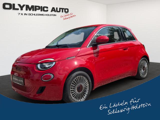 Fiat 500e RED 42 kWh GJR CARPLAY NAVIGATION KAMERA LM