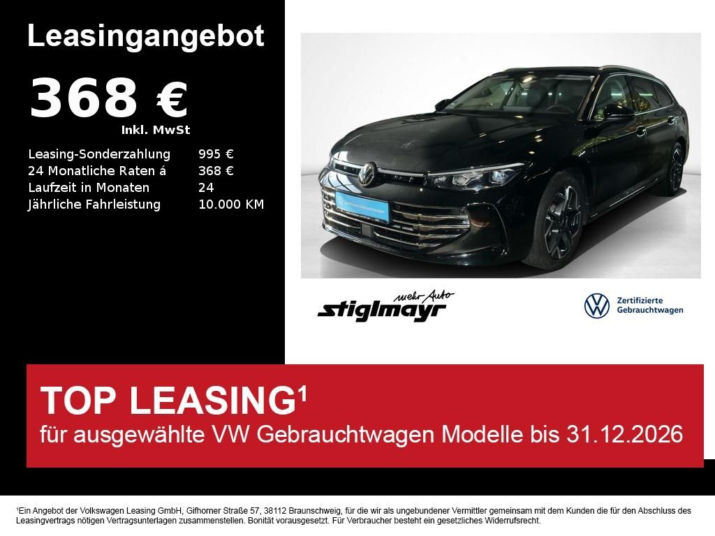 Volkswagen Passat Elegance 1.5 TSI eHybrid DSG HUD+PANO+AHK
