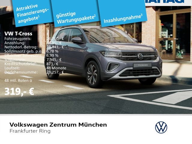 Volkswagen T-Cross STYLE 1.0 TSI Navi|AppConnect|MatrixLED|