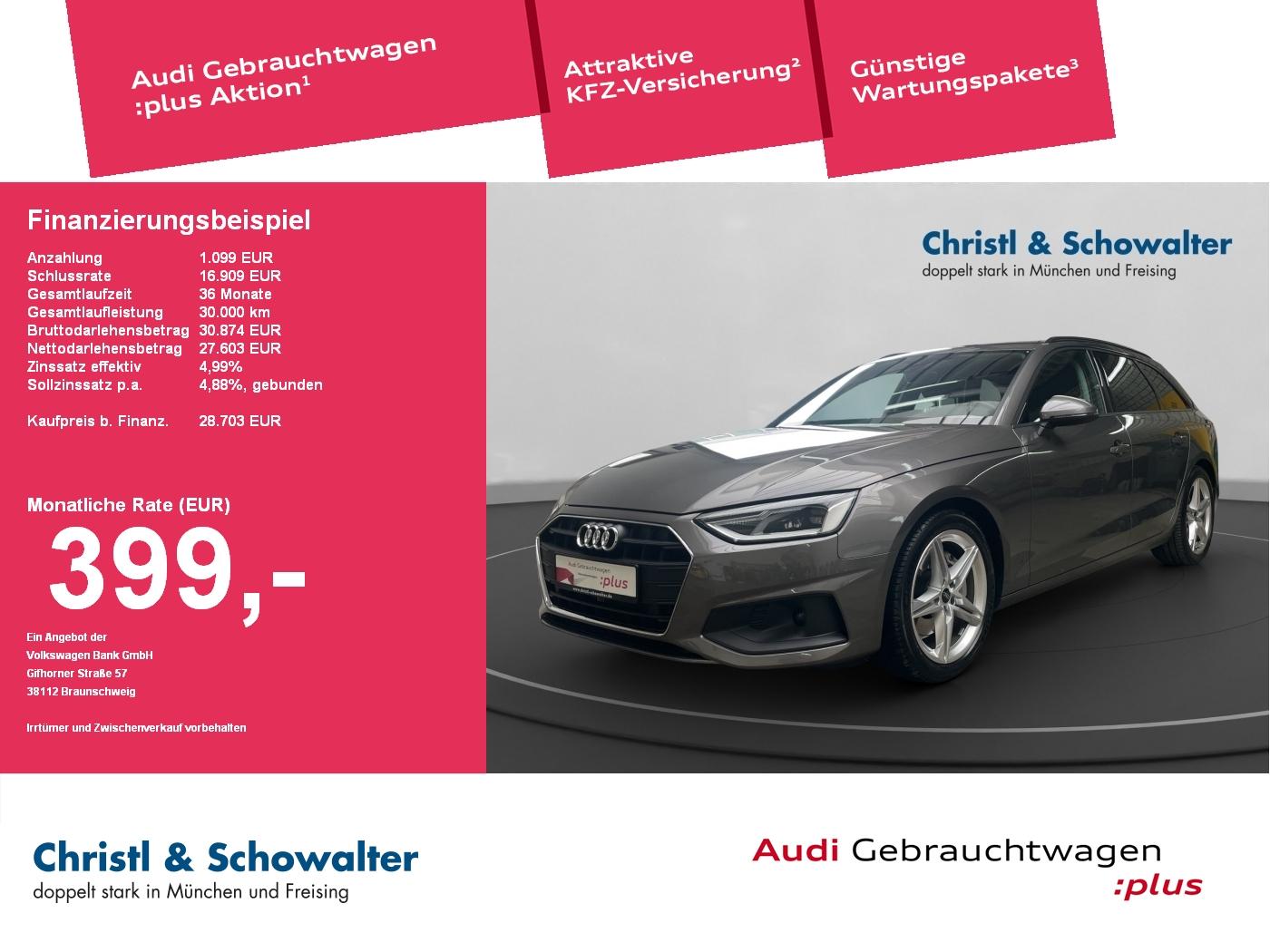 Audi A4 Avant 40 TDI S tronic Navi+SHZ+Standh.+Kam.