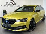 Skoda Superb Sportline 4x4 NAV+LED+PANO+AHK+MEMORY+ACC - mit Diesel-Antrieb: Gold, Kombi