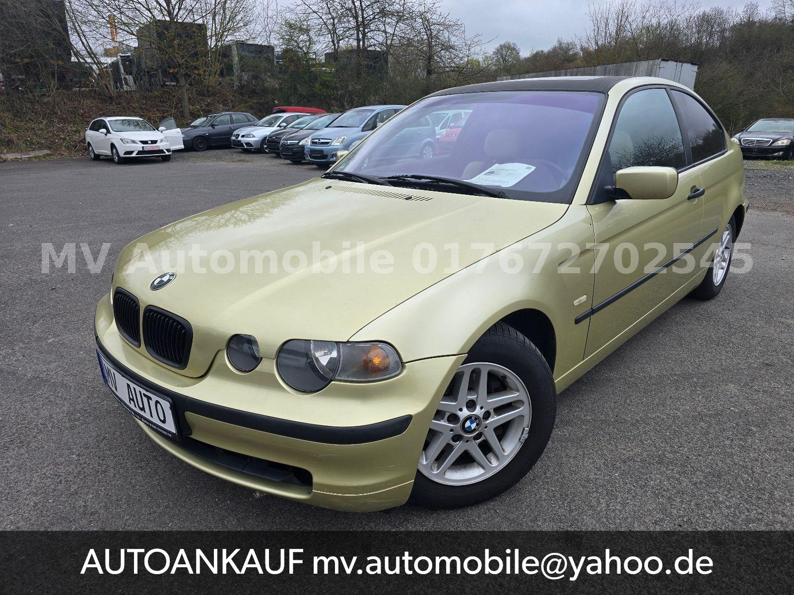 BMW 316ti Compact AUTOMATIK"TEILLEDER"ALU"TÜV 6/27"