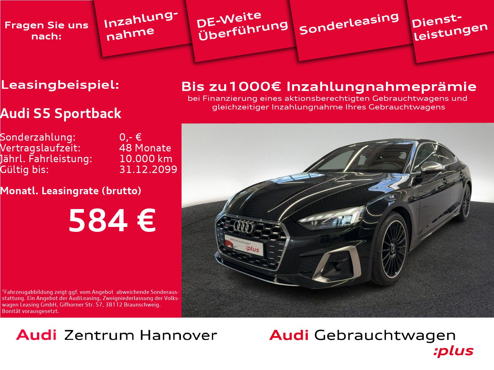 Audi S5 Sportback 3.0 TDI quattro HuD Matrix Kamera A