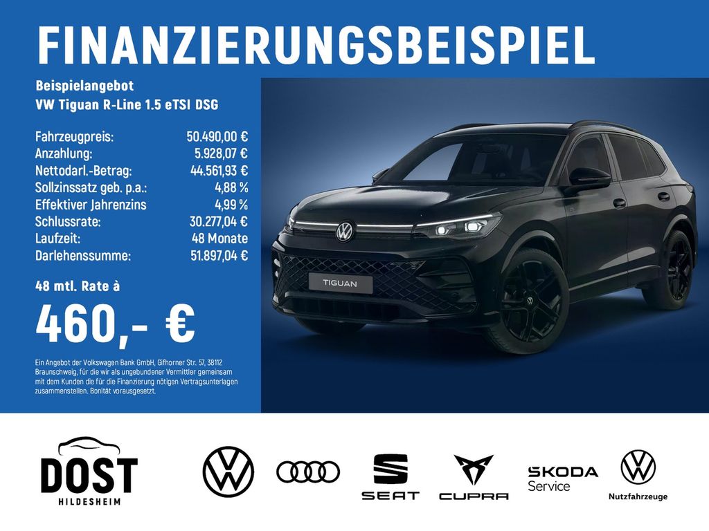 Tiguan R-Line 1.5 eTSI DSG NAVI+PDC+SHZ+LED