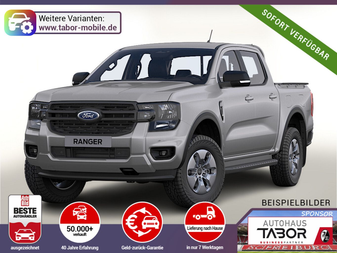 Ford Ranger DoKa XLT Aut AHK ACC OutdoorP Kam PDC 17Z
