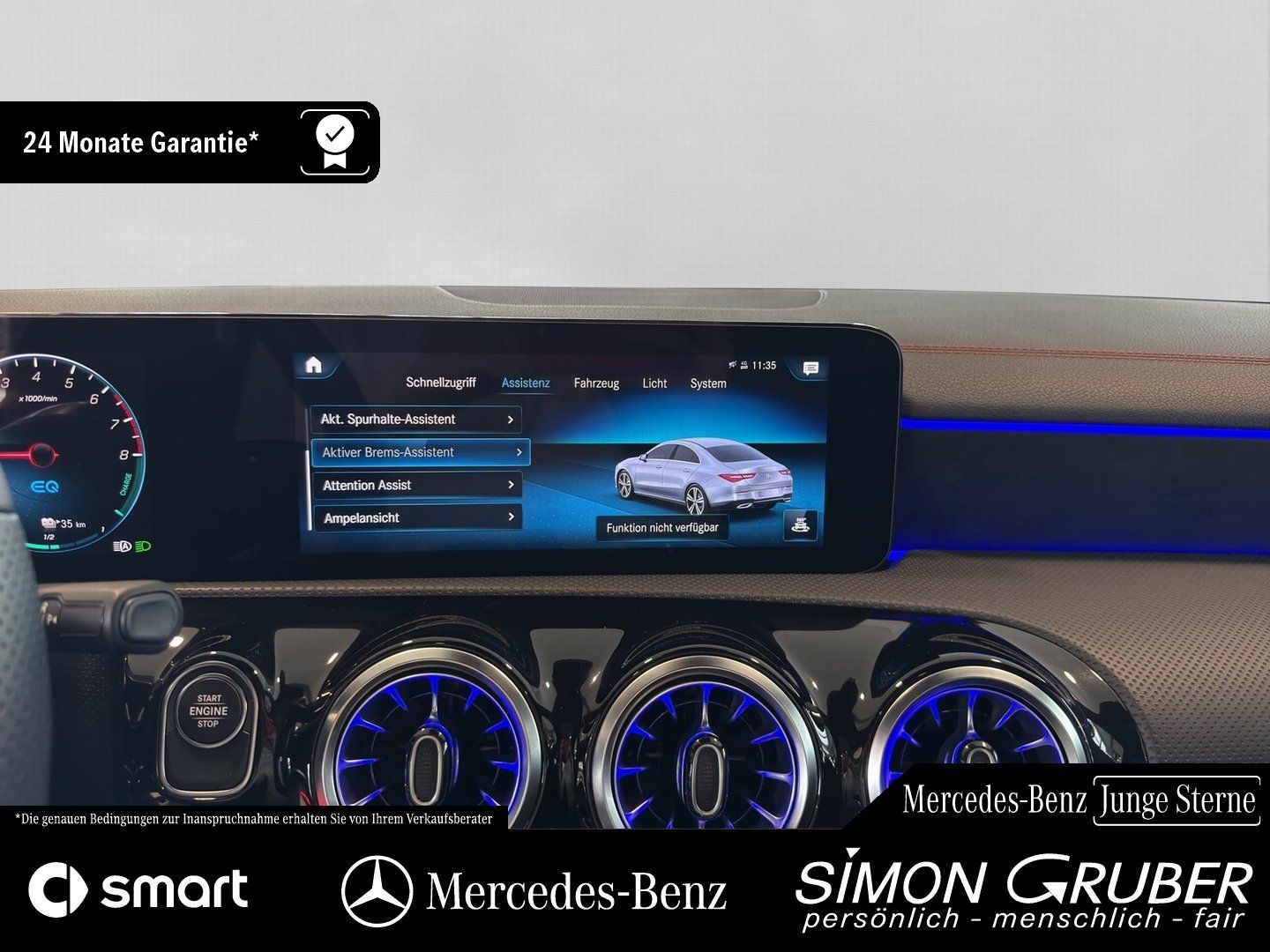 Fahrzeugabbildung Mercedes-Benz CLA 250 e AMG Night Pano Multibeam Ambi Kamera