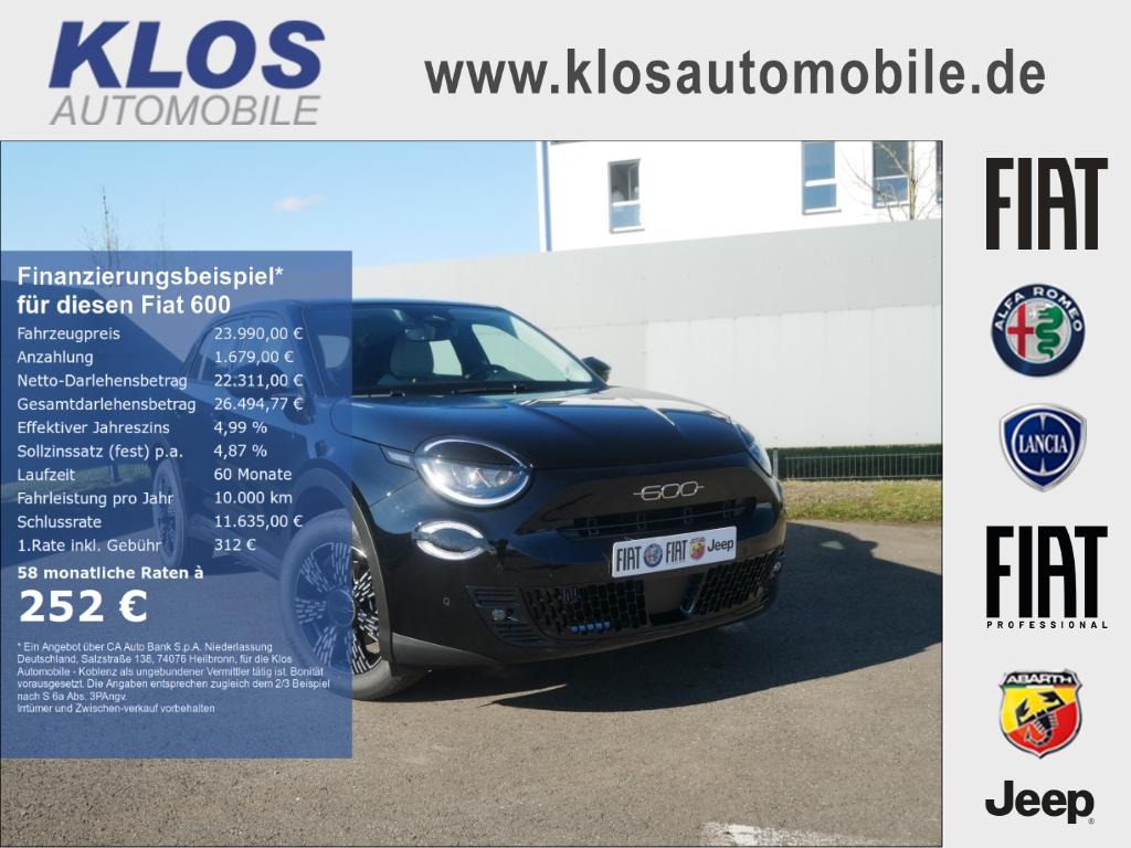 Fiat 600 HYBRID ICON 1.2 110 PS DCT6 KOMFORT NAVI KAM