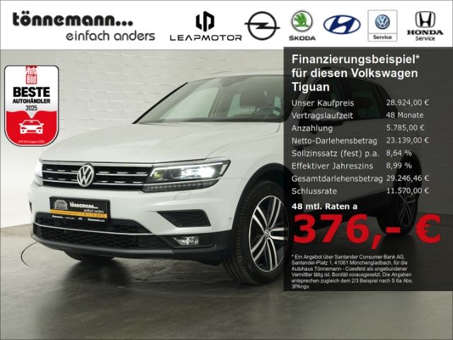 Tiguan HIGHLINE 4MOTION TDI DSG+ANHÄNGERKUPPLUNG