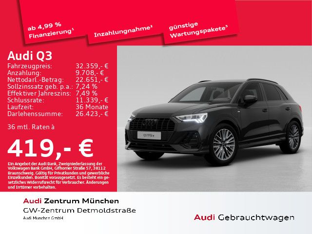 Audi Q3 45 TFSI e S tronic S line SONOS/Virtual/Navi+