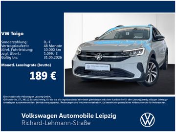 Volkswagen Leasingangebot: Volkswagen Taigo ENERGY 1.0 l TSI 70 kW NAVI*GJR