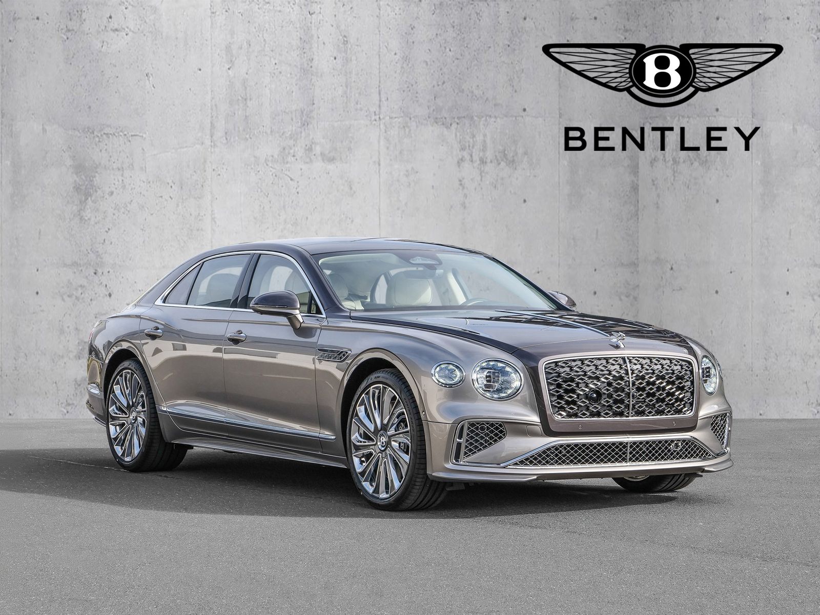 Bentley Flying Spur Mulliner Brodgar over Pale Brodgar