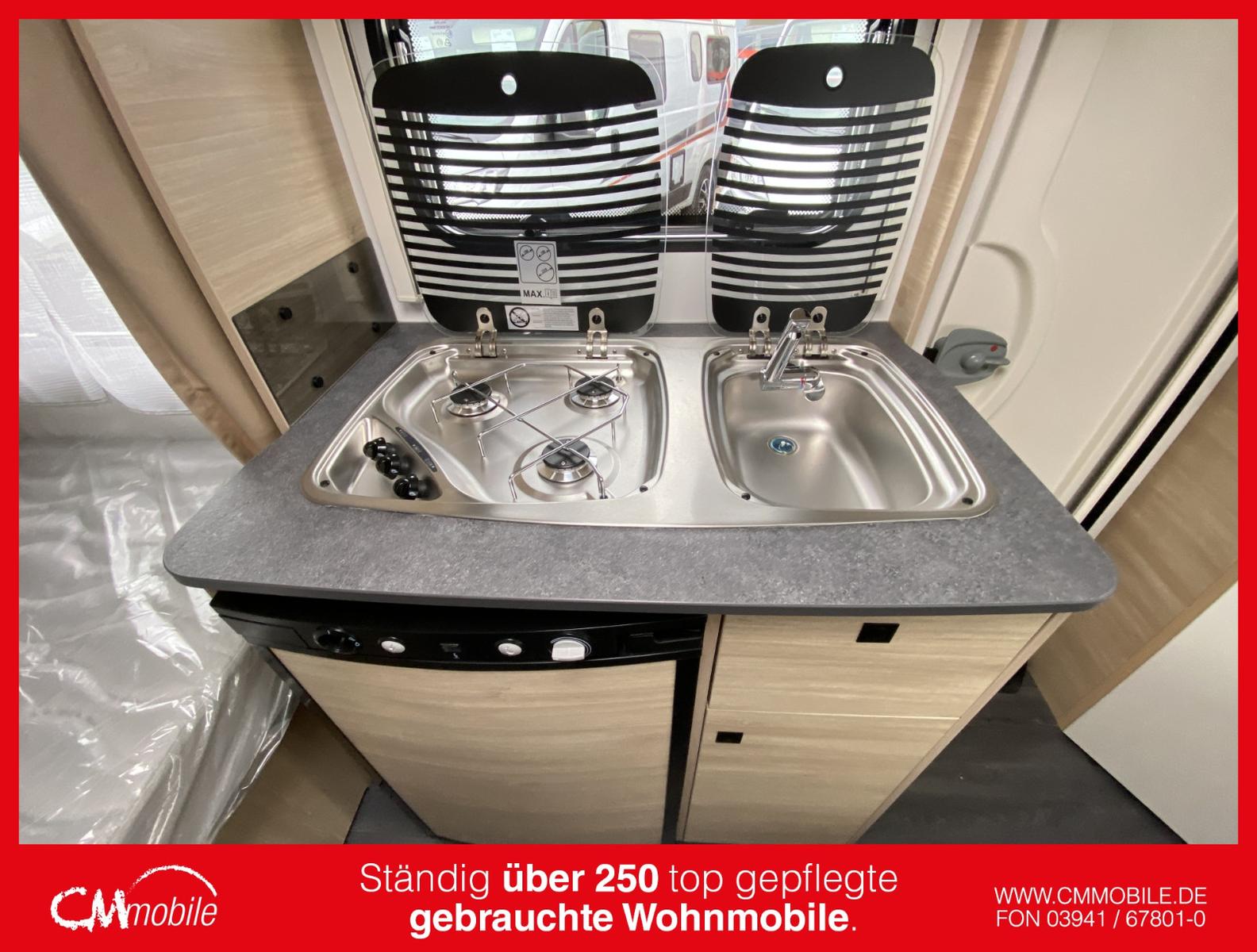 Sterckeman Easy 390 CP - Festbett - 4er Sitzgruppe -