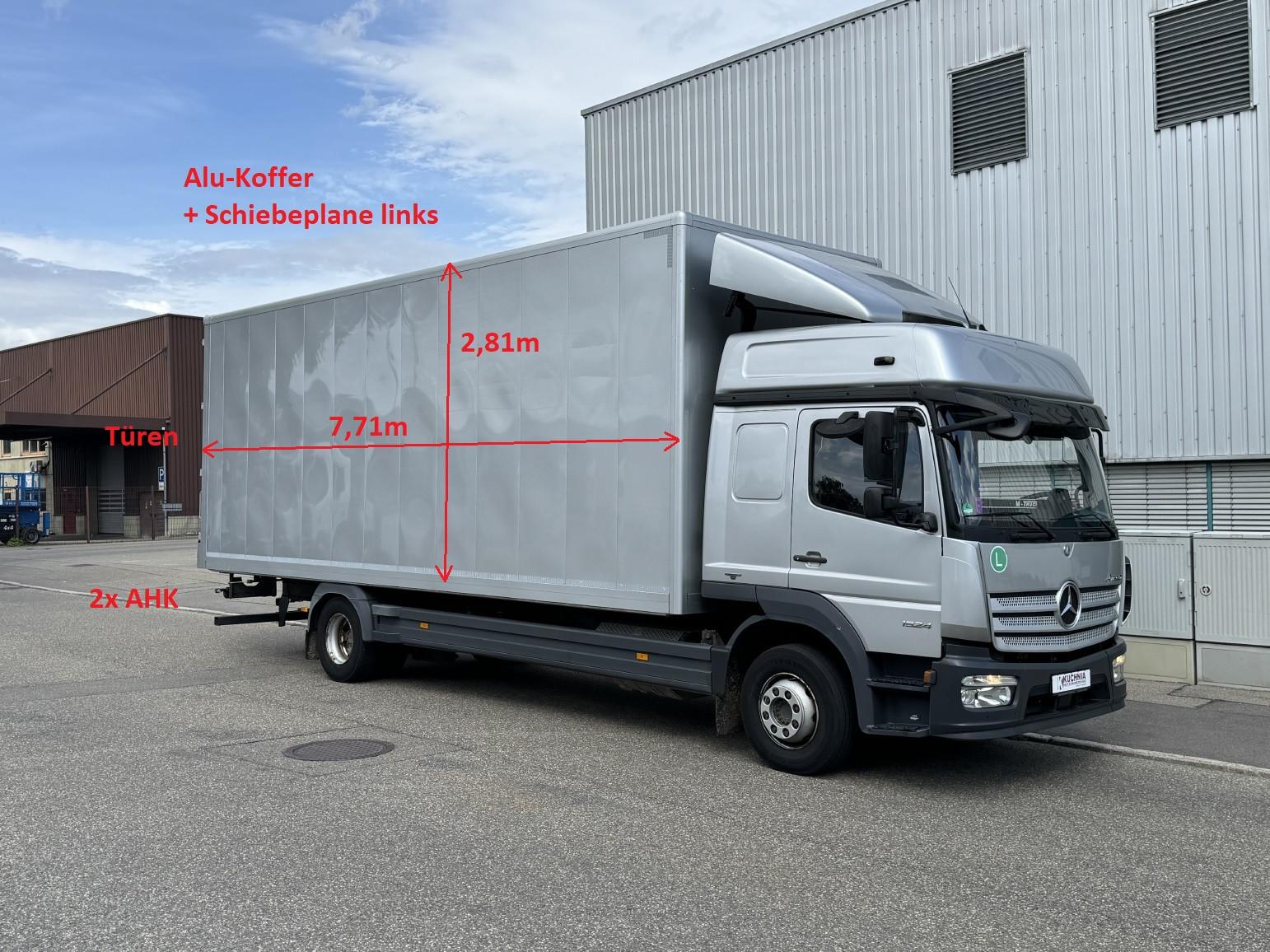 Mercedes-Benz Atego 1524 Alu-Koffer Schiebeplane Gr.Haus ATM