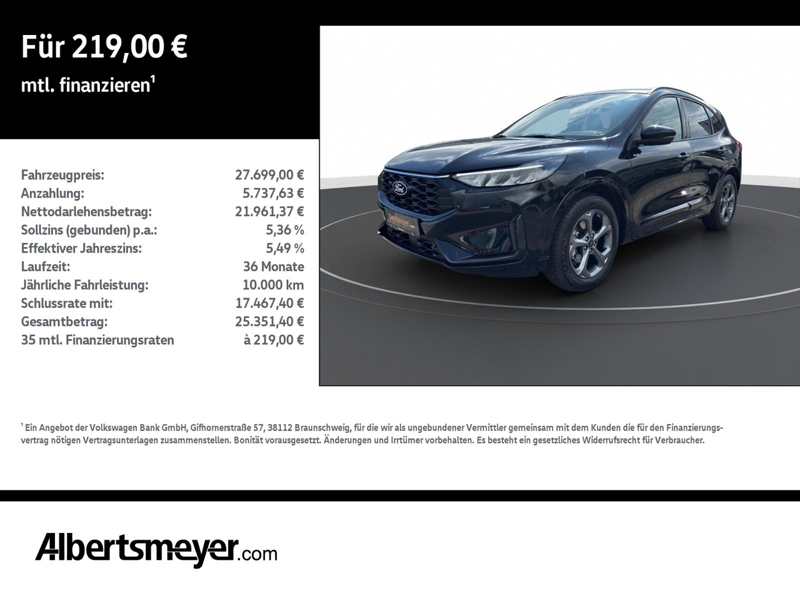 Ford Kuga 1.5 EcoBoost ST-Line +AUTOMATIK+KAMERA