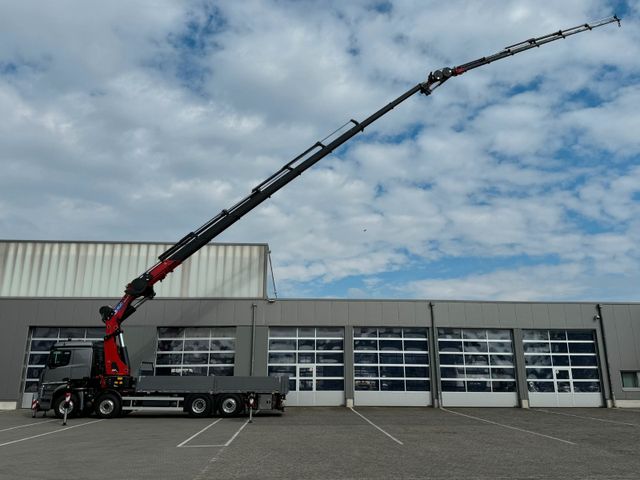 Mercedes-Benz Arocs 3251 Pritsche mit HMF 9520 JIB Seilwinde