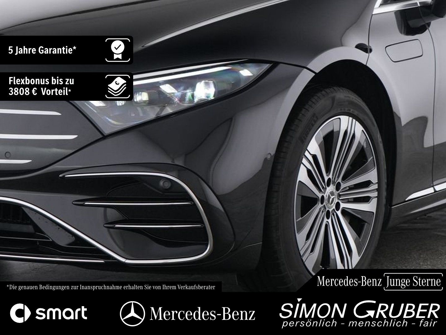 Fahrzeugabbildung Mercedes-Benz EQS 450+ Hyperscreen Sitzklima Mod 2025 118Kwh