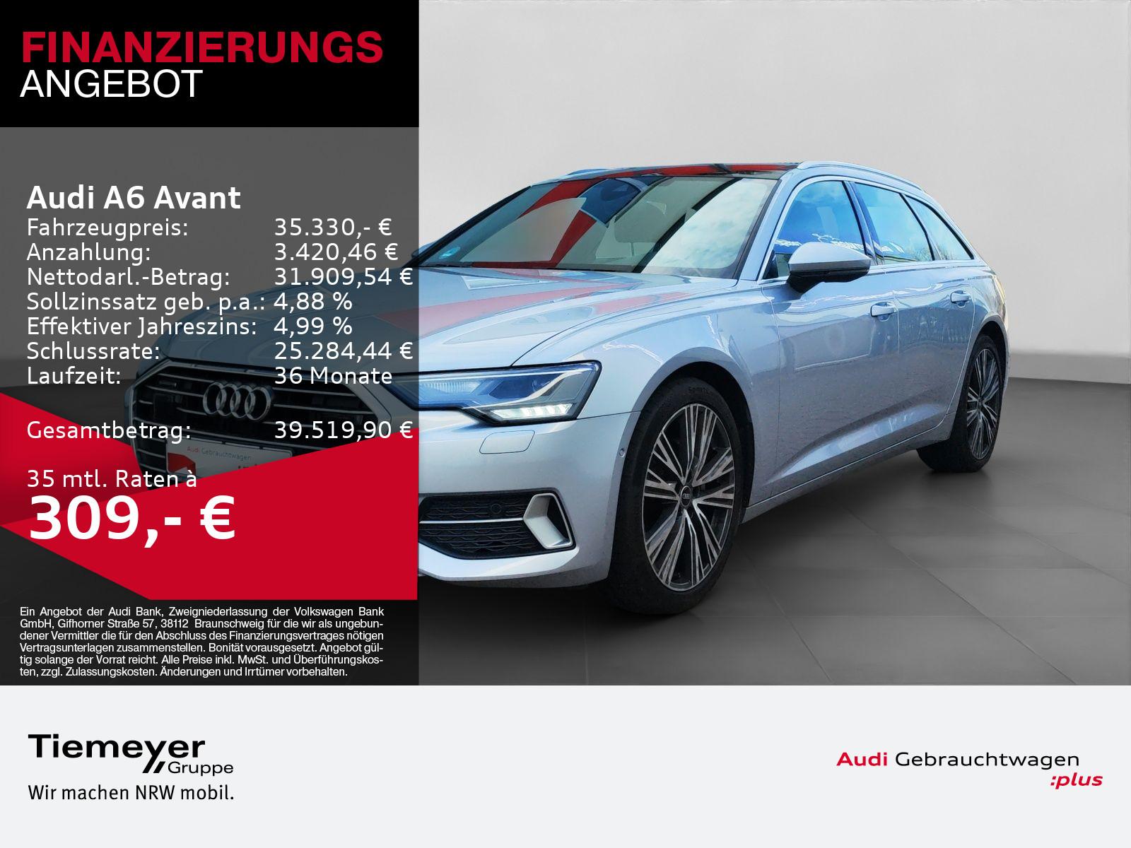 Audi A6 Avant 40 TDI Q SPORT LM20 PANO AHK LEDER eSIT