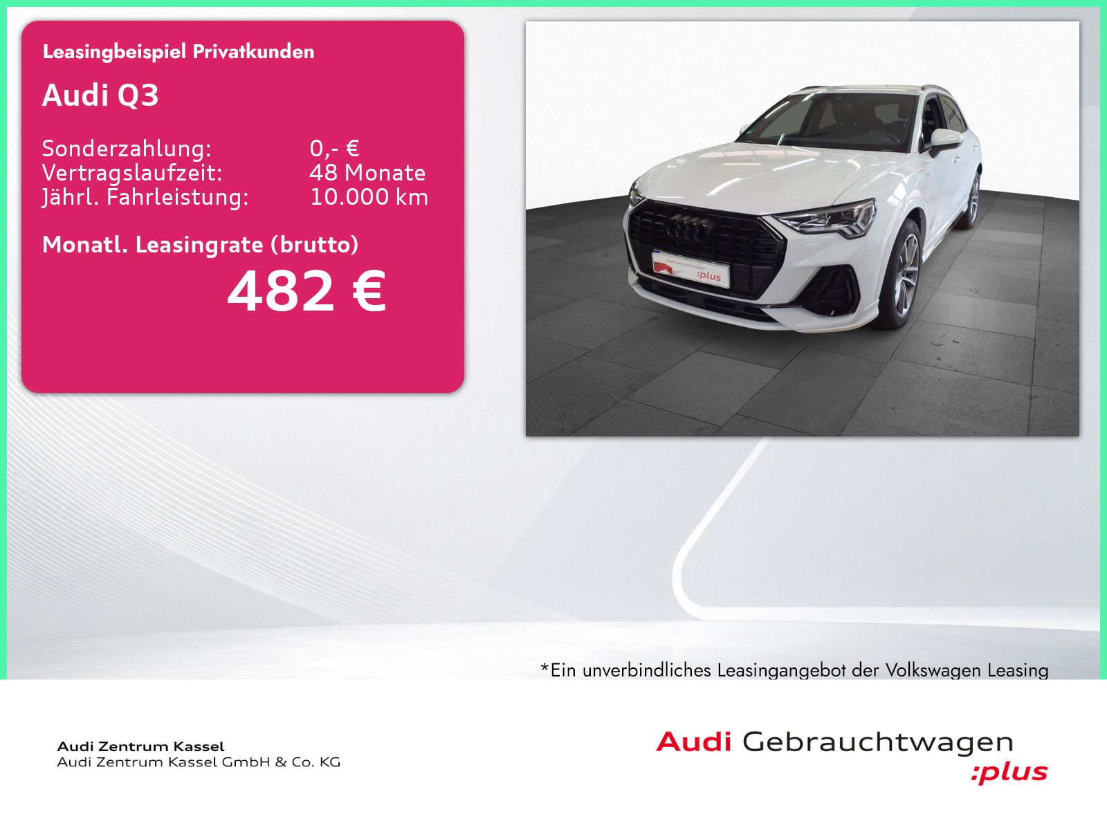 Audi Q3 45 TFSI S line LED AHK Kamera Navi SitzHZG