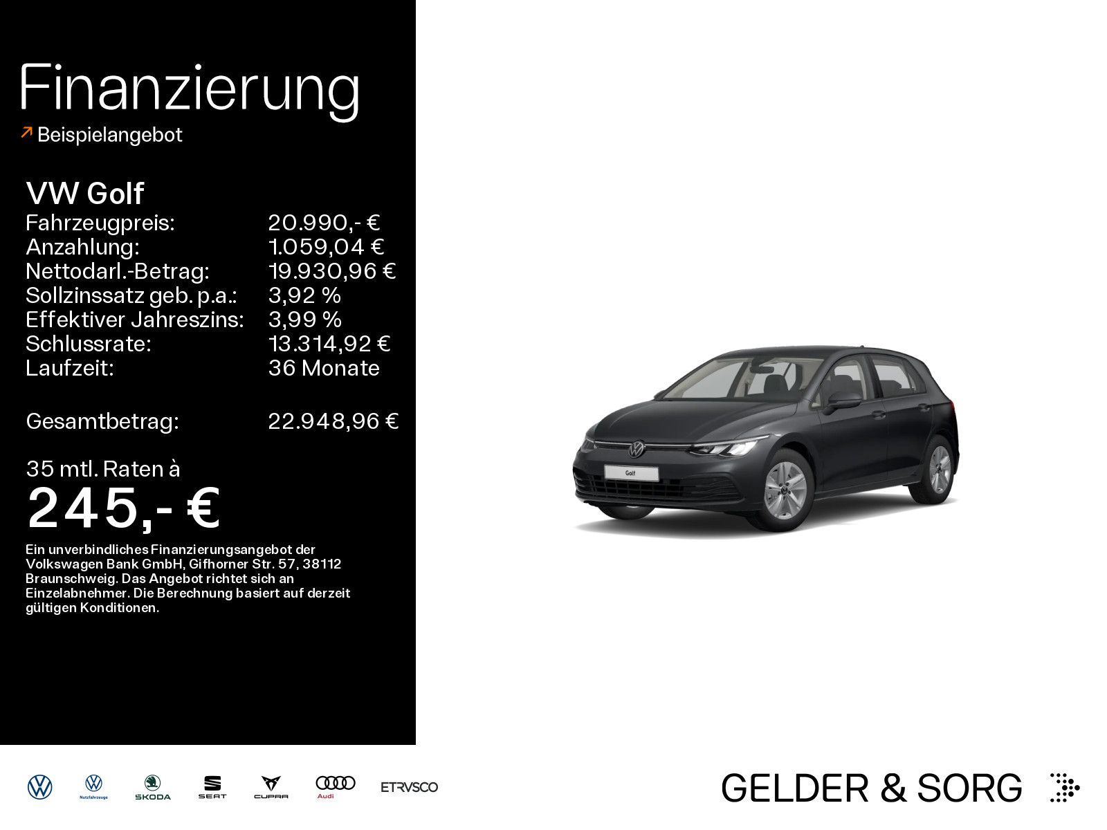 Volkswagen Golf Life 2.0 TDI LED*AHK*ACC*CarPlay*Digital