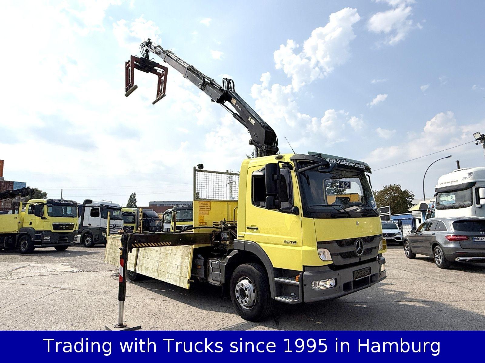 Mercedes-Benz Atego 1618 Baustoff Kran Hiab XS009 Duo *TOP*
