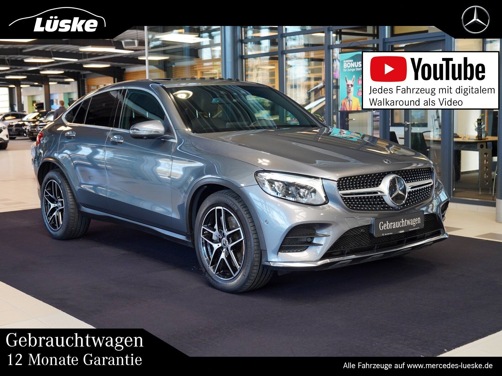 MERCEDES-BENZ GLC 350 d 4M Coupé AMG Line Schiebedach Burmeste