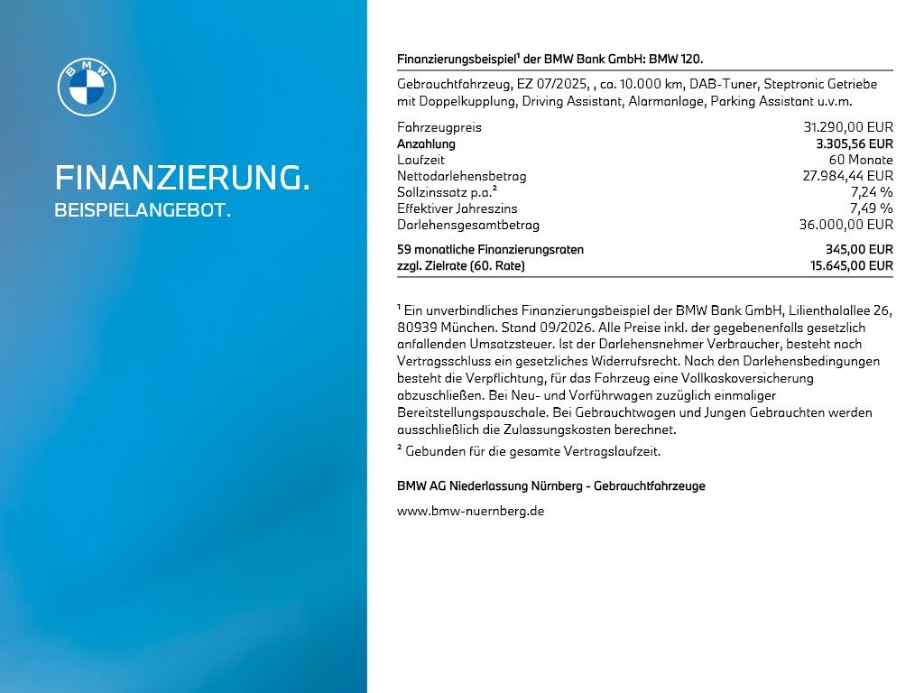BMW 120 Kamera Sitzheizung DrivingAssistant Anhänger foto 3