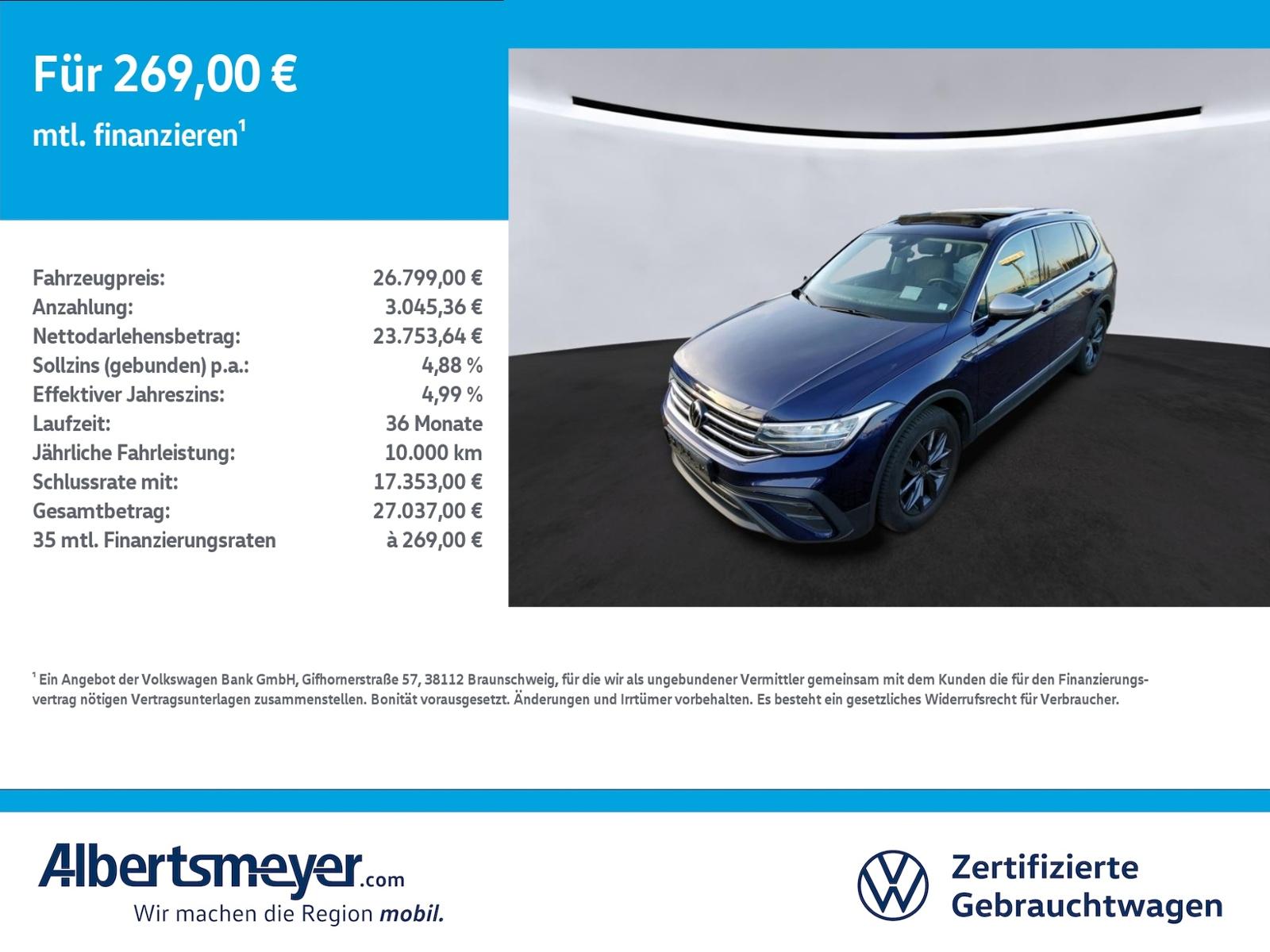 Volkswagen Tiguan Allspace 1.5 TSI Life +PANORAMA+