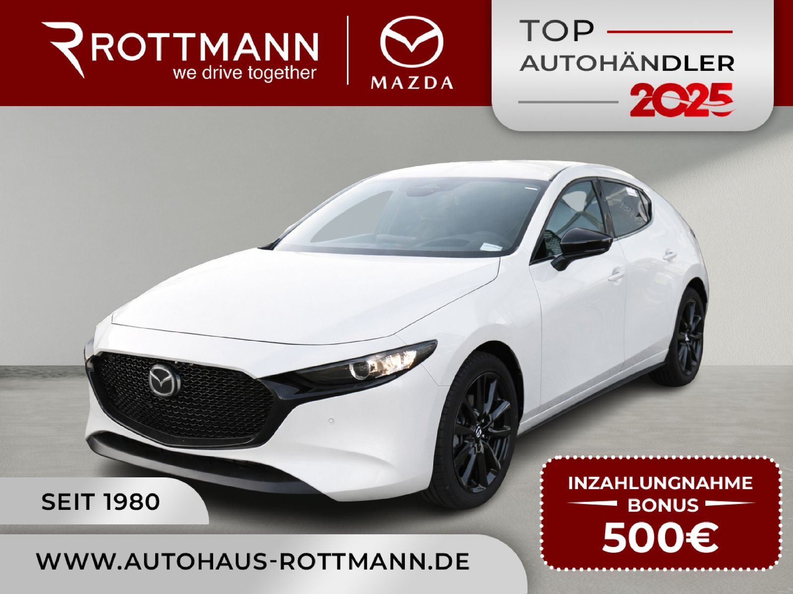 Mazda 3 SoMo e-SKYACTIV-G 2.5 140ps Aut. HOMURA