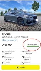 BMW 2er Gran Coupé 220i Gran Coupé M Sport - BMW 2er Gran Coupé aus 2024
