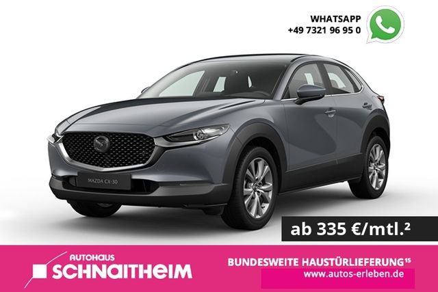 Ein Mazda CX-30 der zum Leasing angeboten wird.