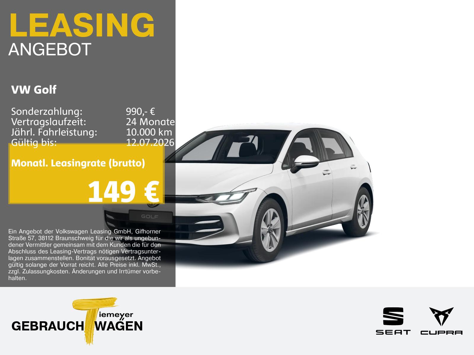 Volkswagen Golf 1.5 TSI LIFE ACC ST.HEIZ KAMERA LED