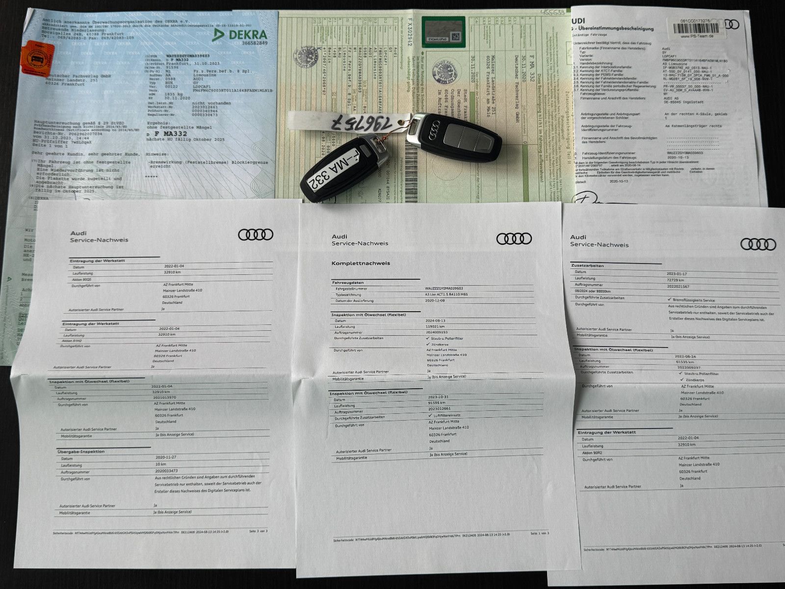 Fahrzeugabbildung Audi A3 Limousine S-LINE RS3 S-SITZE PANO VIRTUAL LED