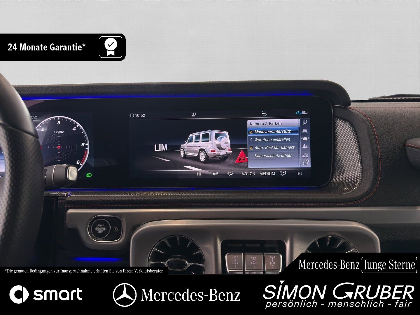 Fahrzeugabbildung Mercedes-Benz G 400 d AMG Line Exklusiv Widescreen 360 20 Zoll