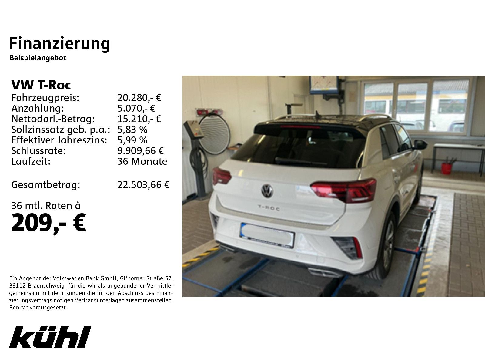 Volkswagen T-Roc 1.0 TSI R-Line ACC LED Kamera Navi 17 DA foto 2