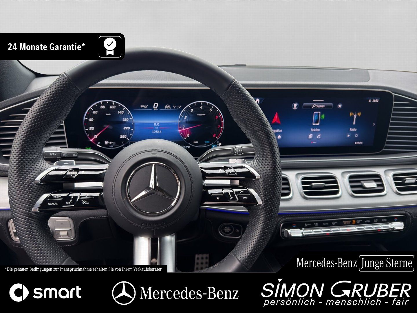 Fahrzeugabbildung Mercedes-Benz GLE 450 4M AMG Night MBeam Burmester AHK 22Zoll