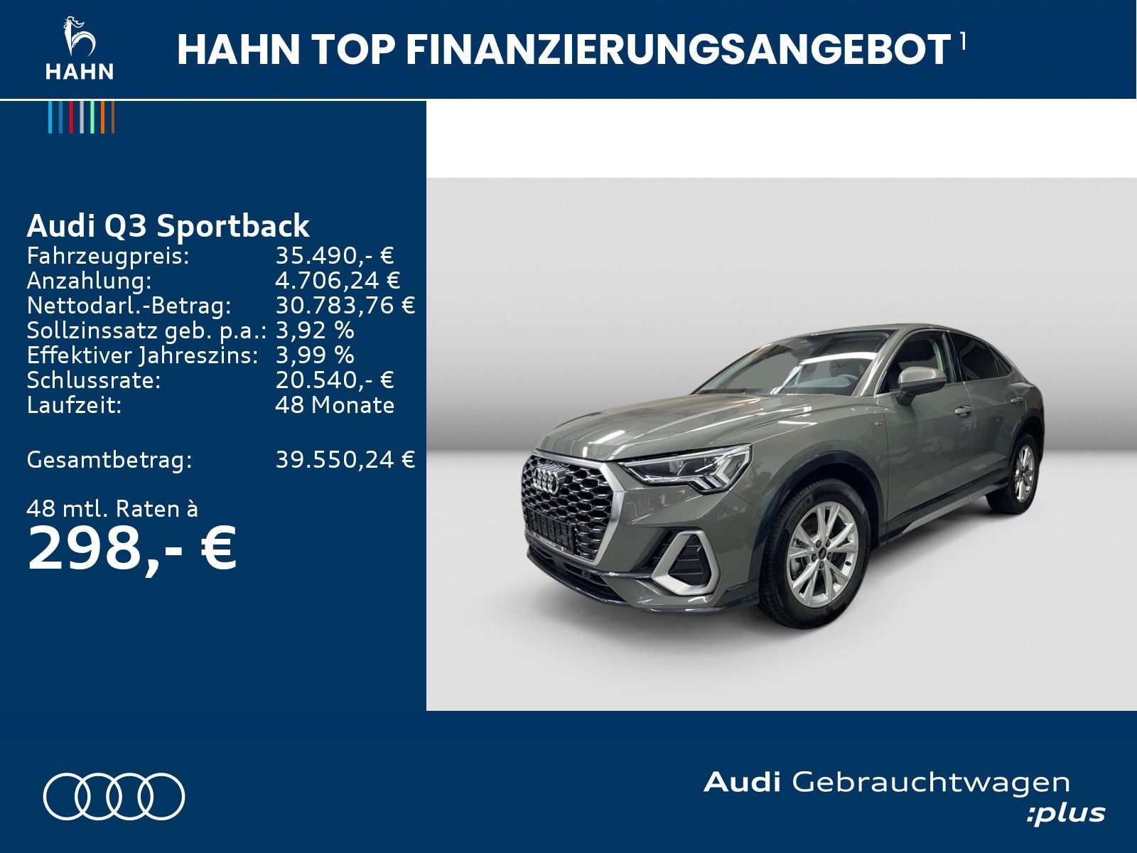 Audi Q3 Sportback 35TFSI S-tronic S line AHK LED Navi foto 2