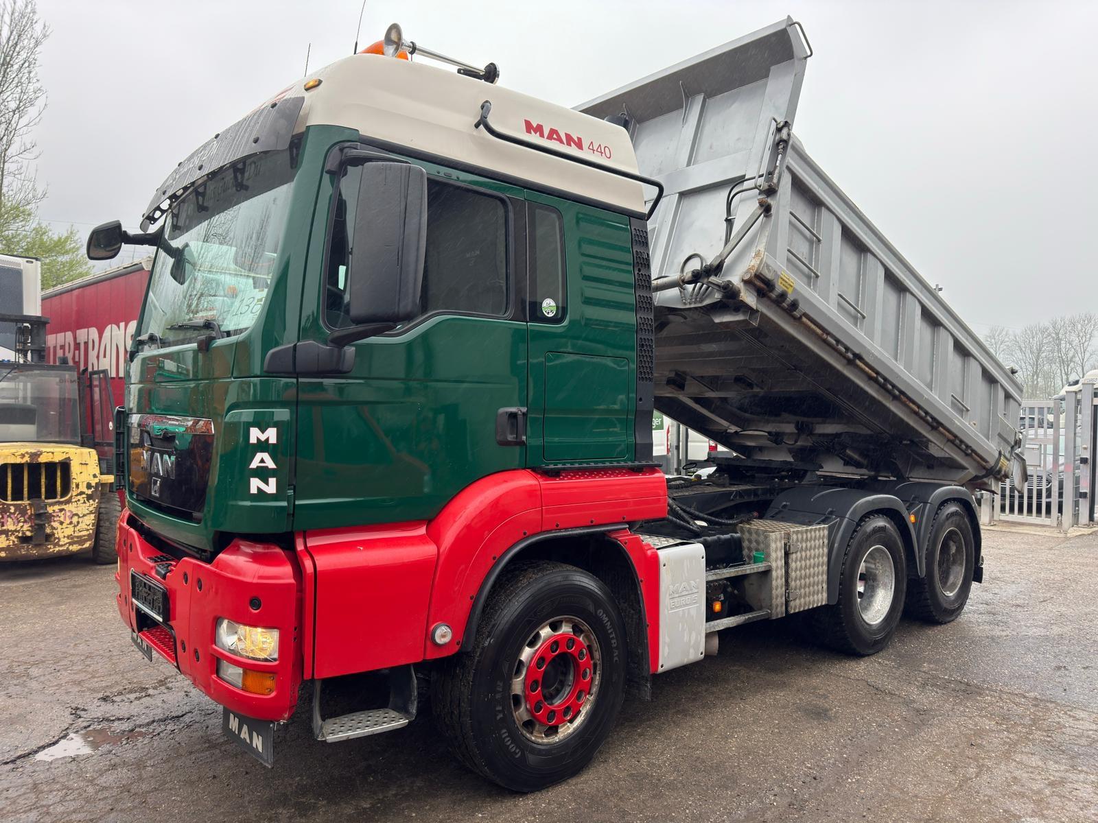 MAN TGS 26.440 6X4 BLA WECHSELSYSTEM KIPPER + SZM