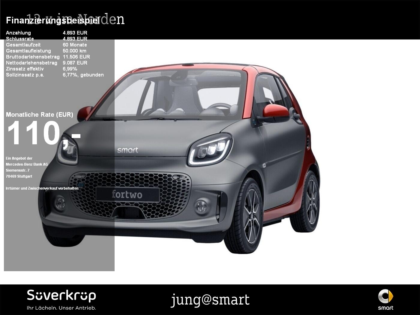 Smart EQ fortwo cabrio passion EXCLUSIVE 22KW KAMERA