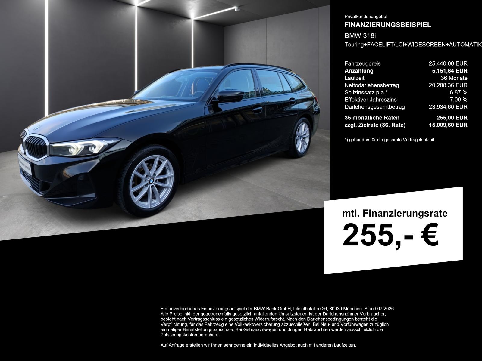 BMW 3 Series i Touring+FACELIFT/LCI+WIDESCREEN+AUTOMATIK, миниатюра 2
