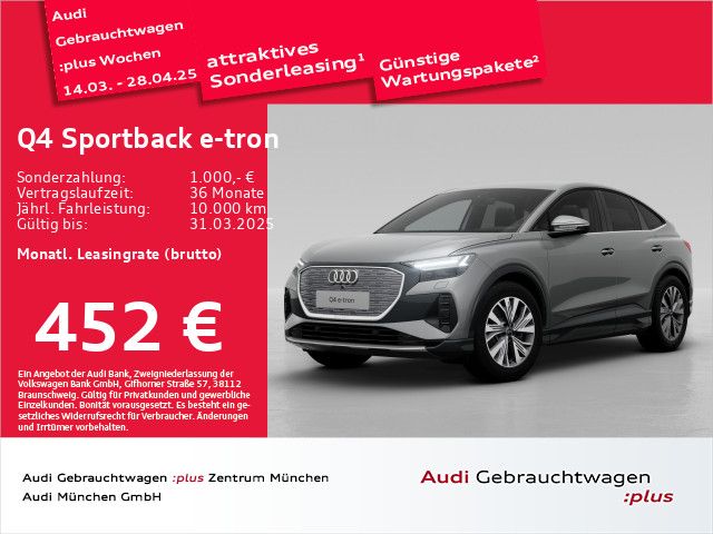 Audi Q4 Sportback e-tron 45 S line SONOS/Matrix/Kamer