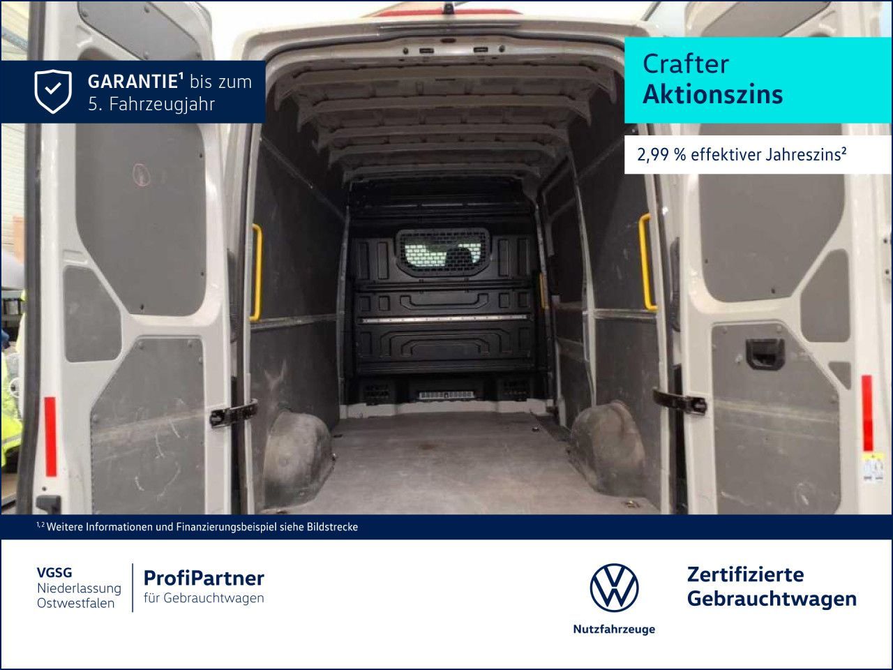 Volkswagen Crafter Kasten mittel AHK Rear View Bluetooth