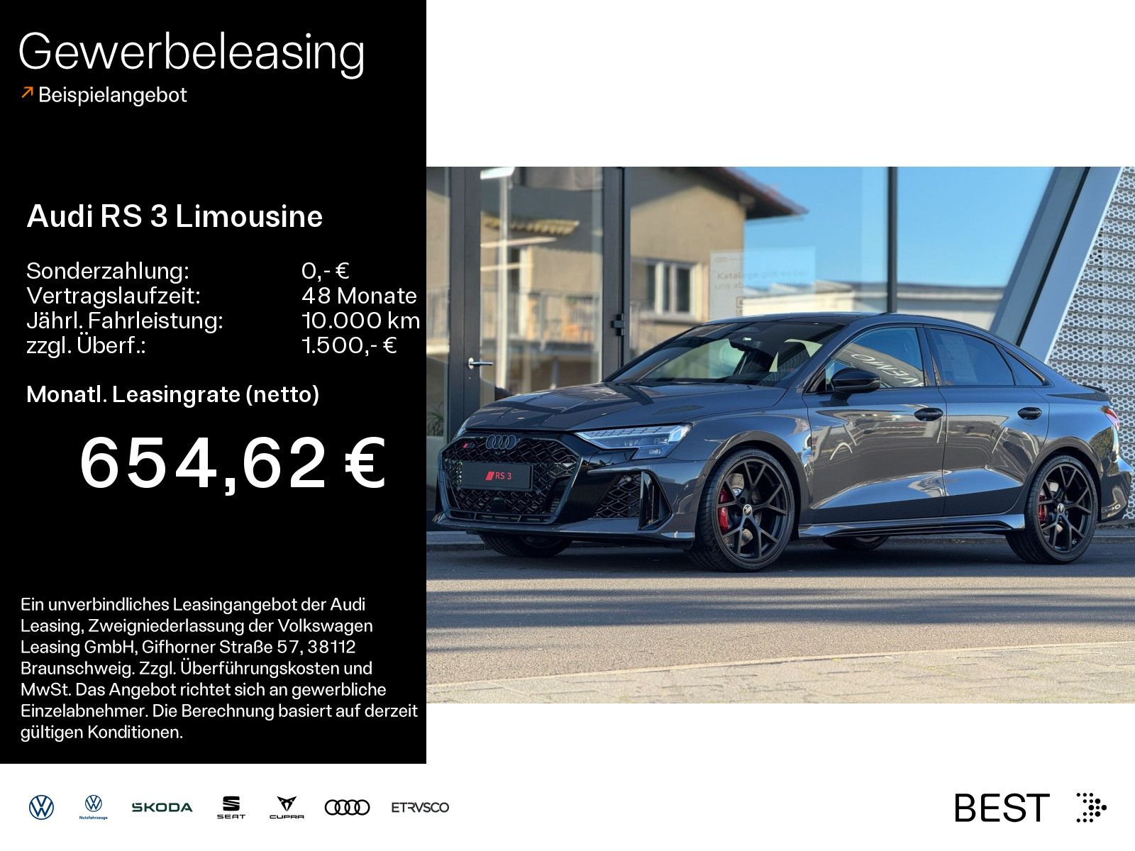 Audi RS 3 Limousine*MATRIX*Individuallack*PANO*bis zu