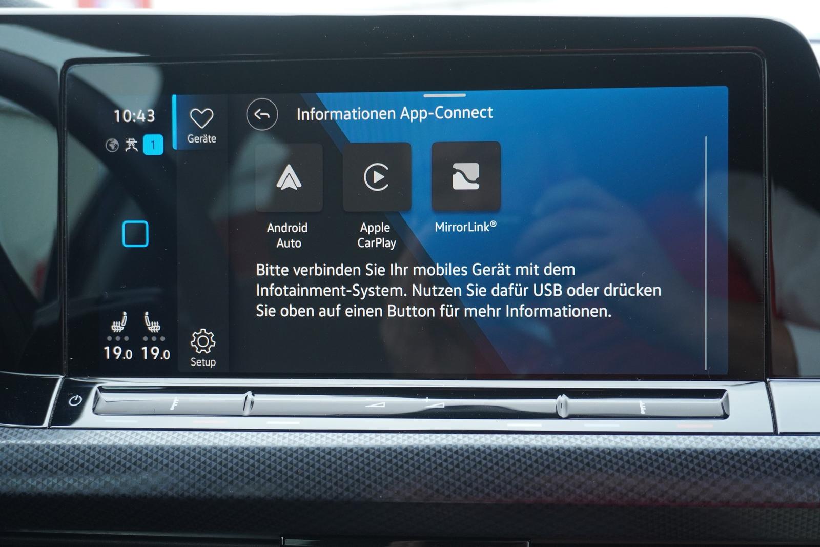 Volkswagen Golf VIII eTSI Klimaaut. LED Navi Kamera, миниатюра 28