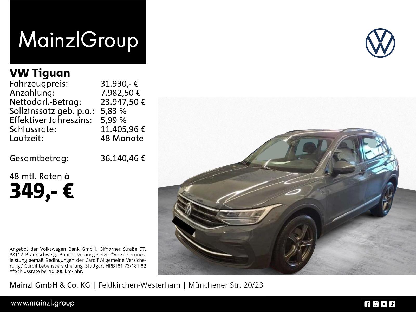 Volkswagen Tiguan 2.0 TDI 4M DSG Kam. HUD SHZ ACC